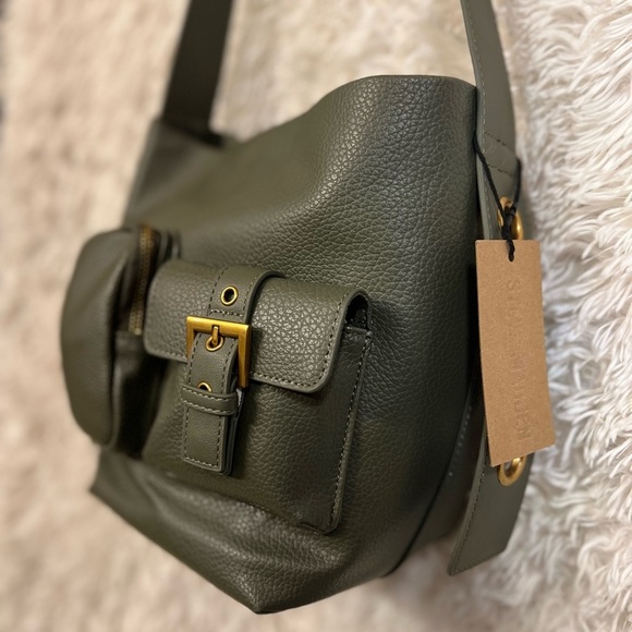 💚💚NWT-STEVE MADDEN OLIVE GREEN SHOULDER BAG AND WALLET💚💚 - Picture 10 of 17
